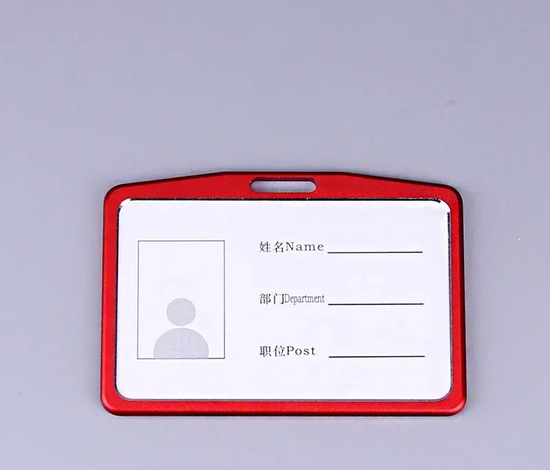 Porte-badge rétractable avec pince et porte-clés pour carte d'identité et étiquette de nom 12