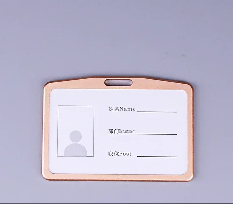 Porte-badge rétractable avec pince et porte-clés pour carte d'identité et étiquette de nom 8