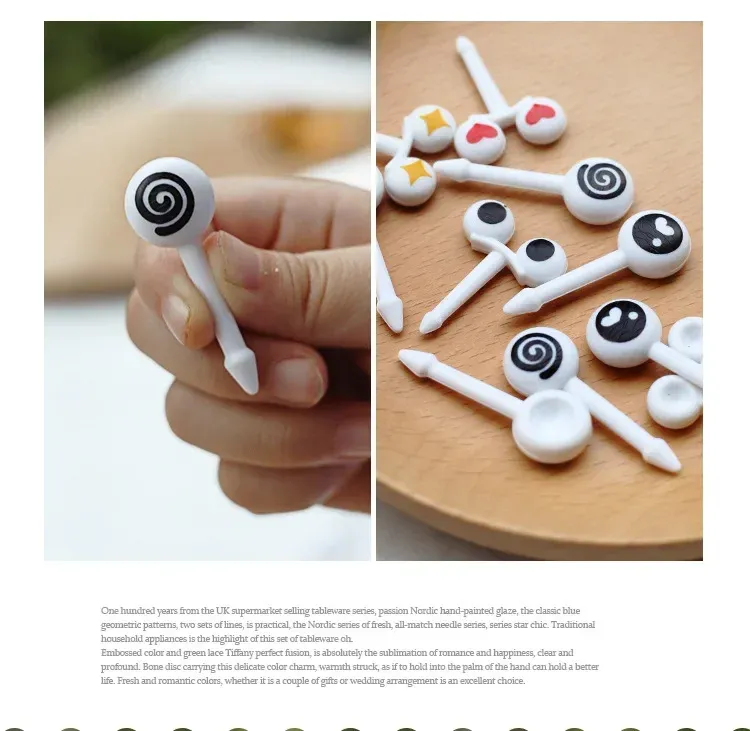 Mini-fourchettes Kawaii pour apéritif