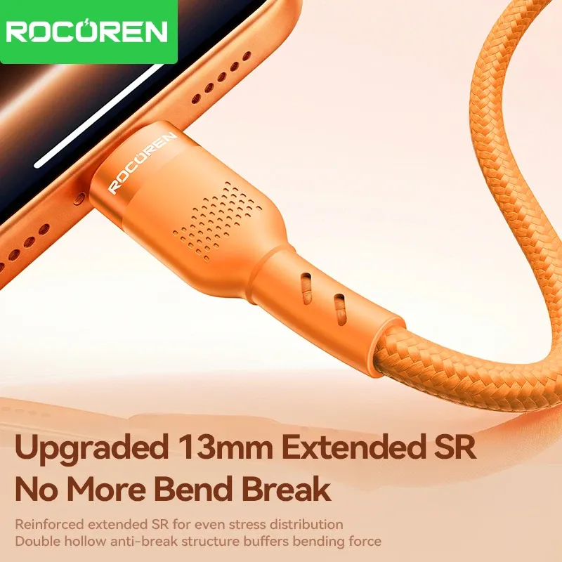 Câble de charge rapide Rocoren 240 W USB-C vers USB, compatible PD 3.1, pour iPhone, MacBook et iPad 4