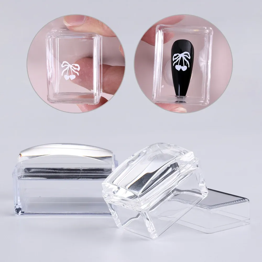Kit de plaques d'estampage pour ongles carrés