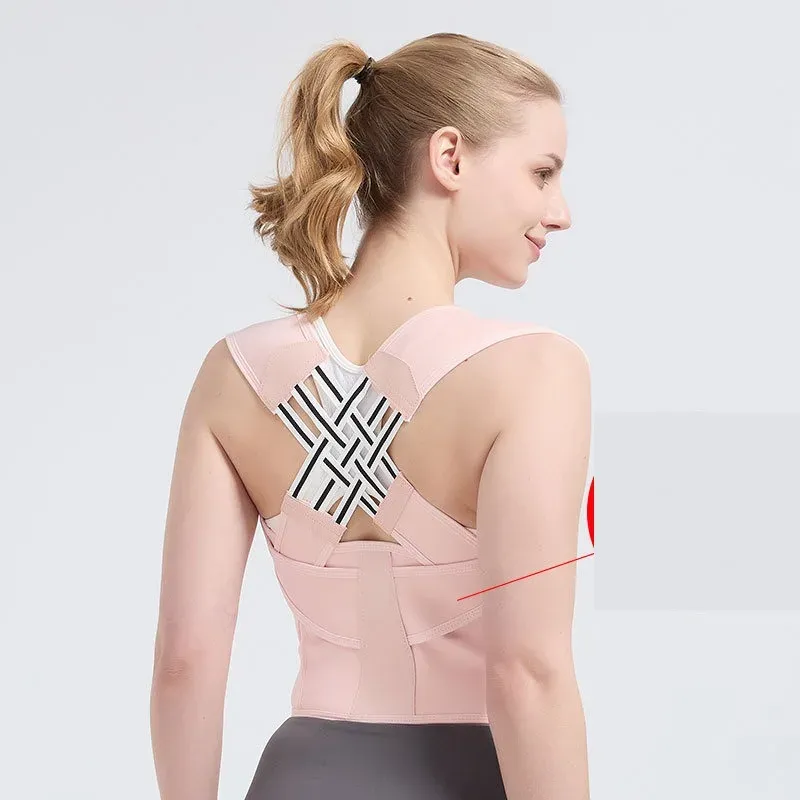 Ceinture correctrice de posture pour adultes, sangle de correction du dos respirante pour femmes et hommes, support lombaire, outil de correction de la posture assise, nouvelle collection 5