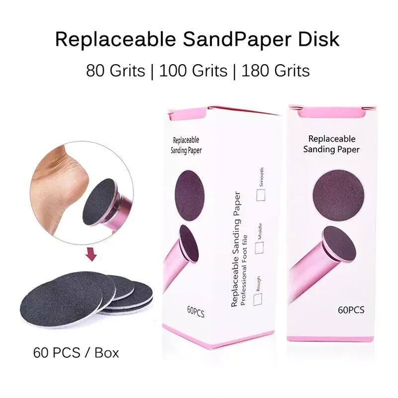 Lime électrique pour les pieds avec disques abrasifs remplaçables