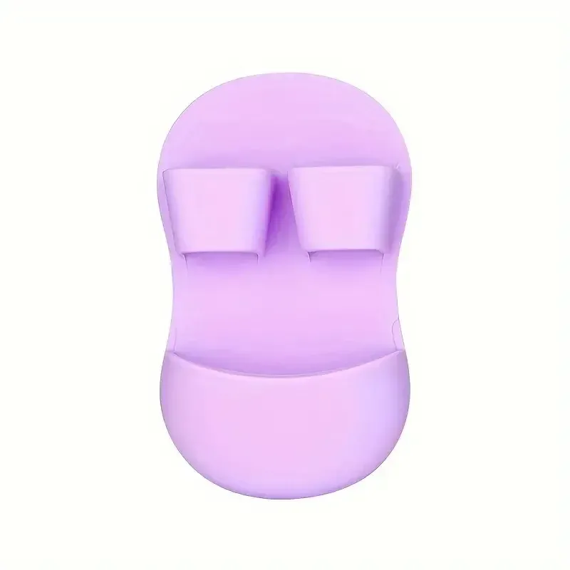 Brosse nettoyante visage en silicone avec coussinets digitaux pour un nettoyage en profondeur des pores et l'élimination des peaux mortes 9