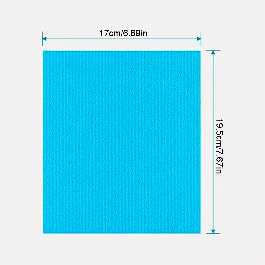 Torchons éponge en cellulose - Chiffons de nettoyage réutilisables sans odeur pour la cuisine - Lot de 10/20/30 - Assortiment 3