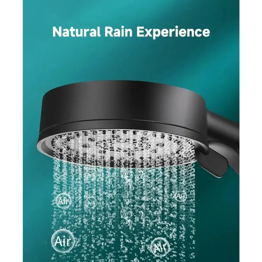 Pommeau de douche haute pression multifonction, réglable et à haut débit, pour massage 5