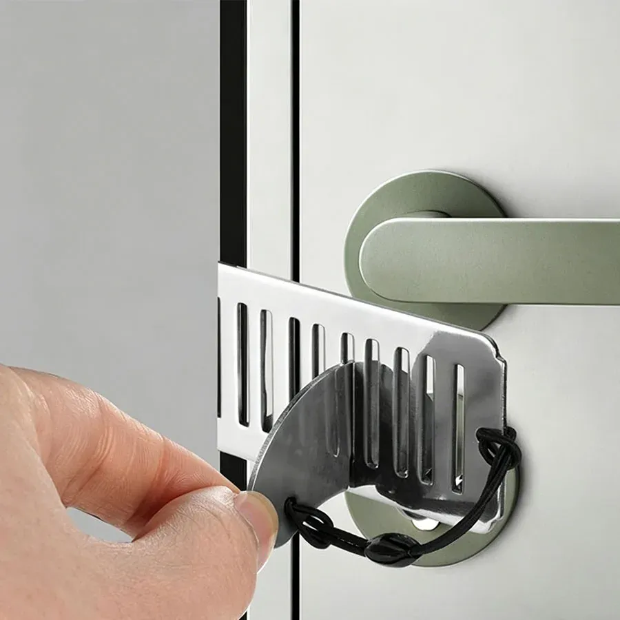 Bloque-porte de sécurité anti-effraction, utilisation au quotidien
