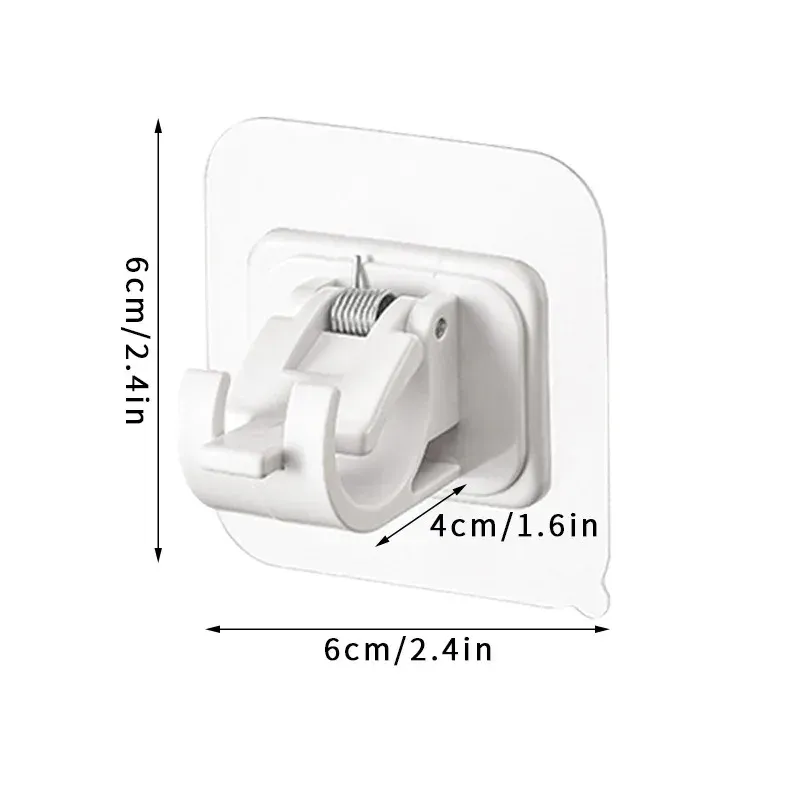 Supports réglables pour tringle à rideau, lot de 4, 6 ou 24, à fixation autoadhésive sans perçage 3