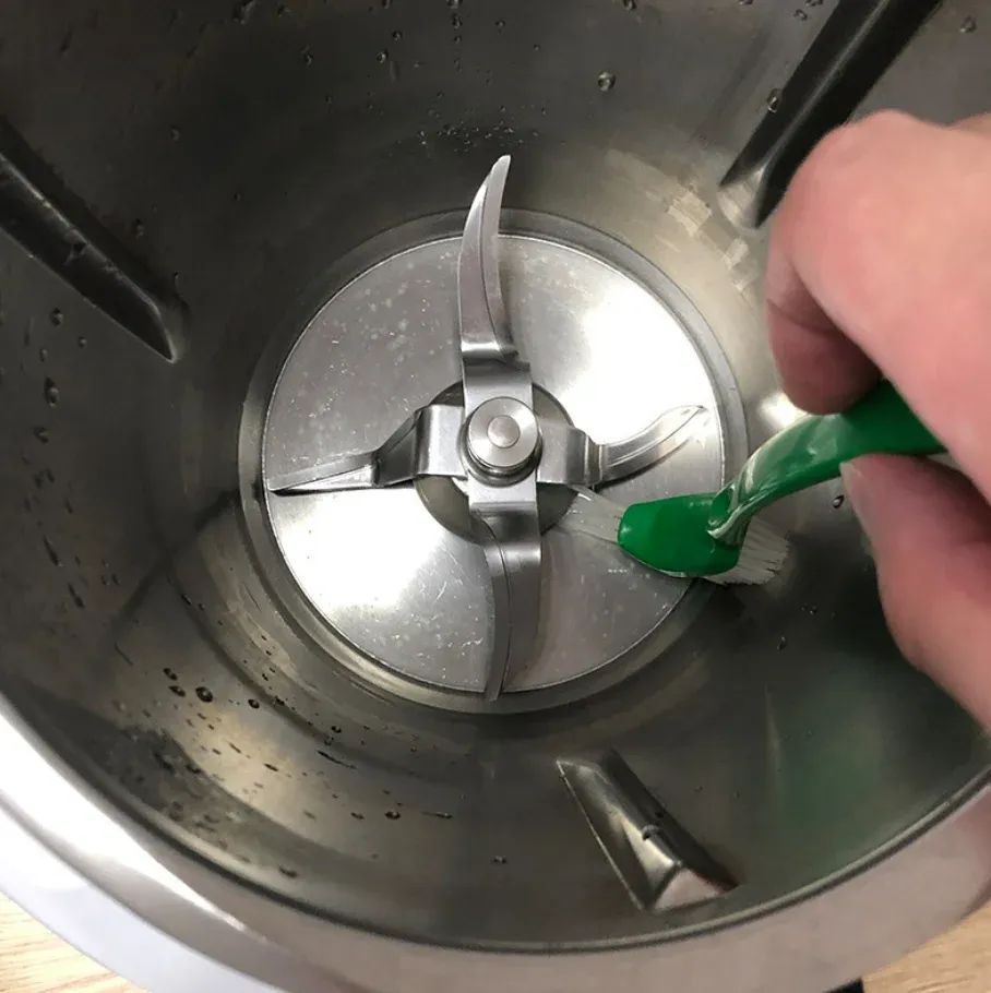 Brosse de nettoyage Thermomix, résultat de nettoyage