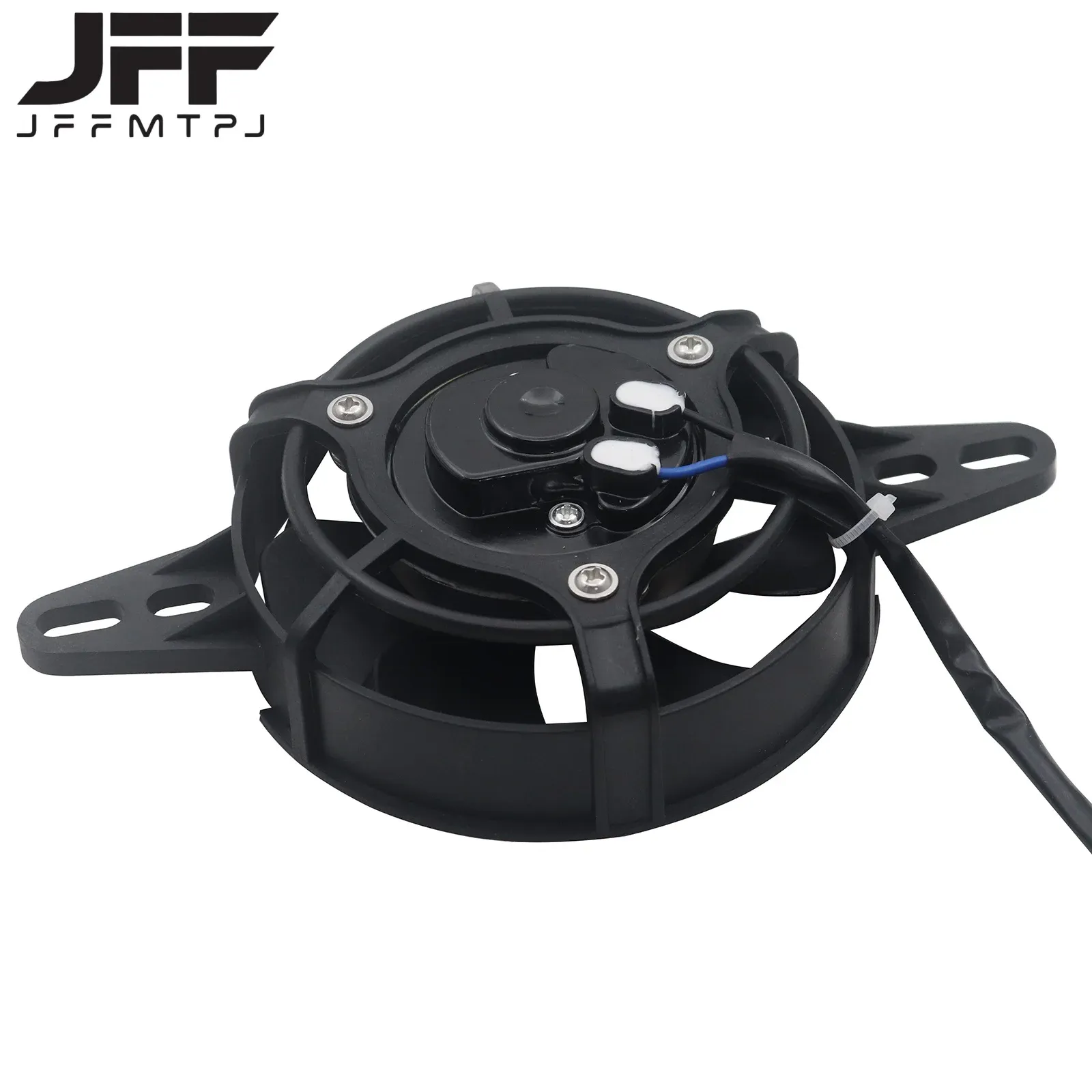 Radiateur et ventilateur de refroidissement 12V avec refroidisseur d'huile pour moteur de motocross, quad, ATV et kart, compatible Honda, Yamaha, KTM, Kawasaki et Suzuki 4