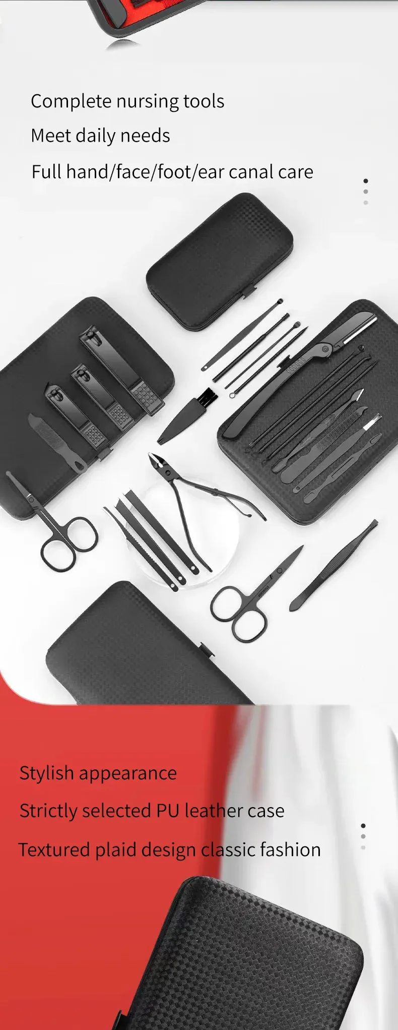Présentation de l'ensemble de soin des ongles