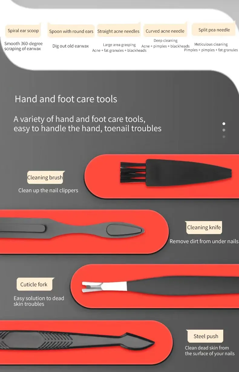 Outils de beauté organisés