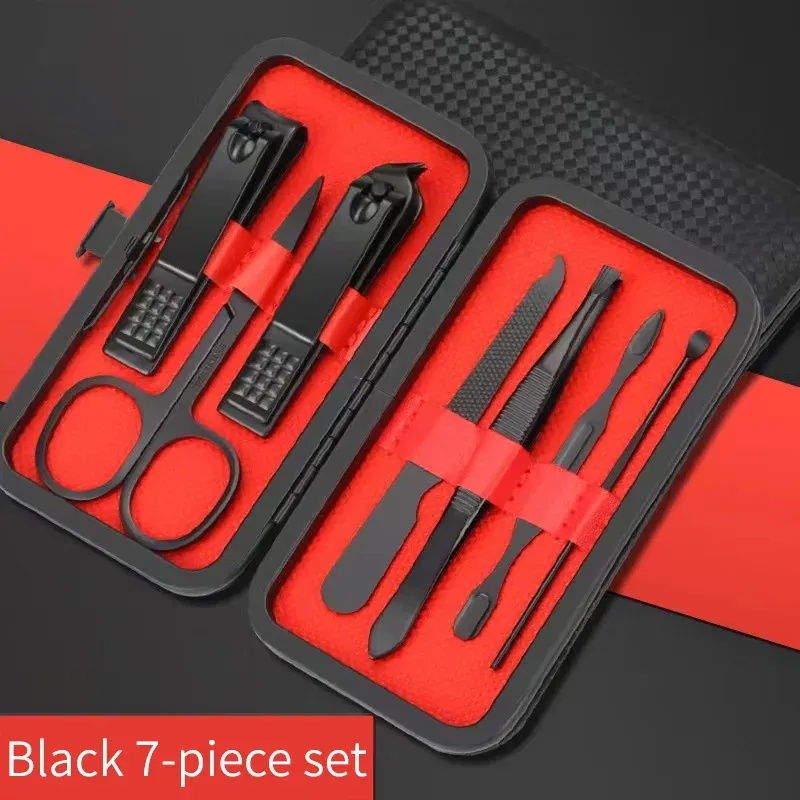 Ensemble d'outils de beauté pour manucure et pédicure, avec coupe-ongles et cure-oreilles 10