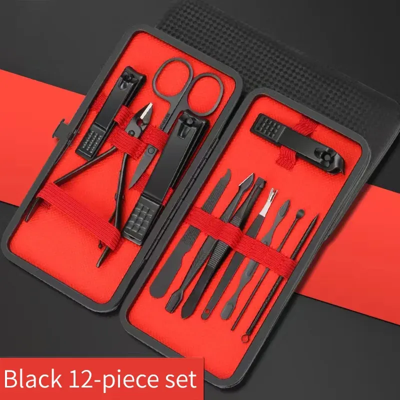 Ensemble d'outils de beauté pour manucure et pédicure, avec coupe-ongles et cure-oreilles 13