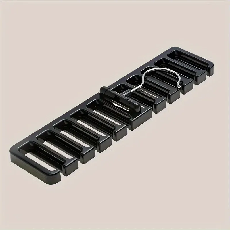Cintre multifonctionnel pour ceintures et accessoires, organisateur de placard compact en plastique durable 7