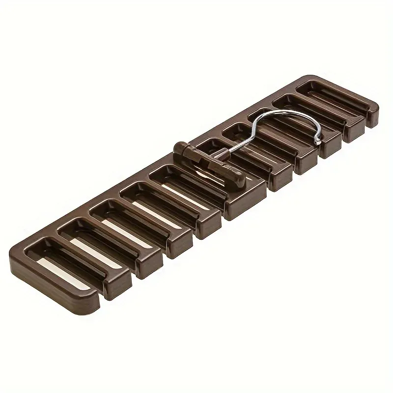 Cintre multifonctionnel pour ceintures et accessoires, organisateur de placard compact en plastique durable 8