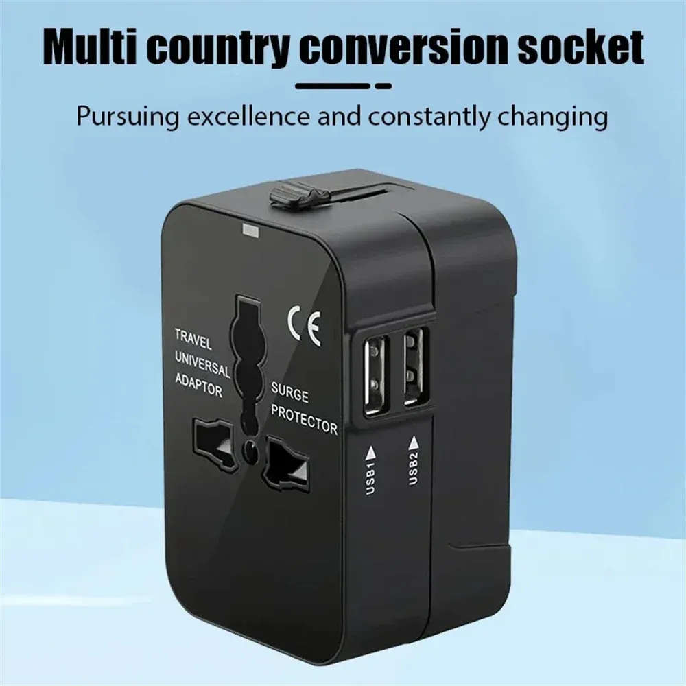 Adaptateur de voyage universel, en situation