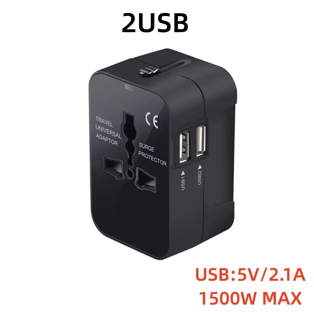 Adaptateur de voyage universel, en situation