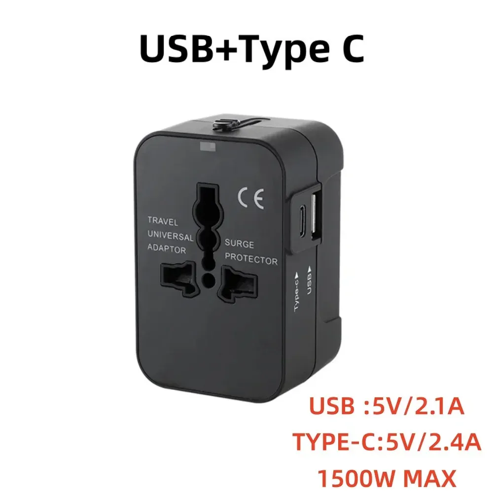 Adaptateur de voyage universel, en situation