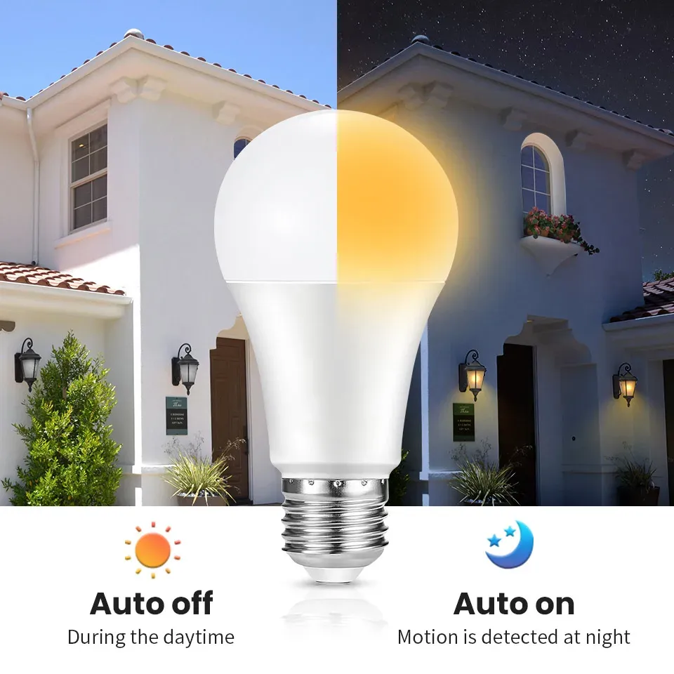 Ampoule LED avec capteur de mouvement radar