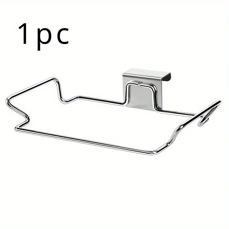 Poubelle rectangulaire en acier inoxydable à montage sur porte d'armoire pour cuisine, sans électricité 7