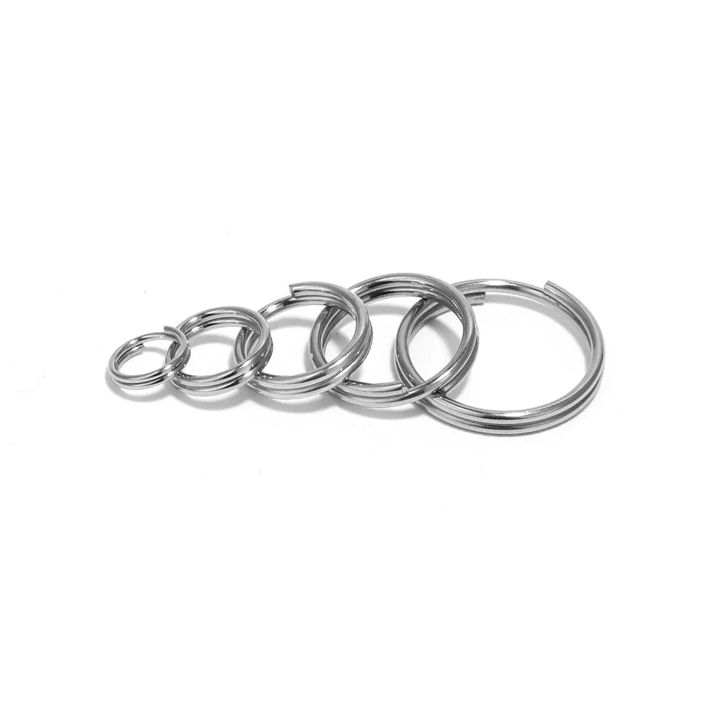 Anneaux Ouverts en Acier Inoxydable à Double Boucle, Anneaux Fendus pour Bijoux DIY, 6/8/10/12/15 mm, Lot de 100 Pièces, JOConnectors 3