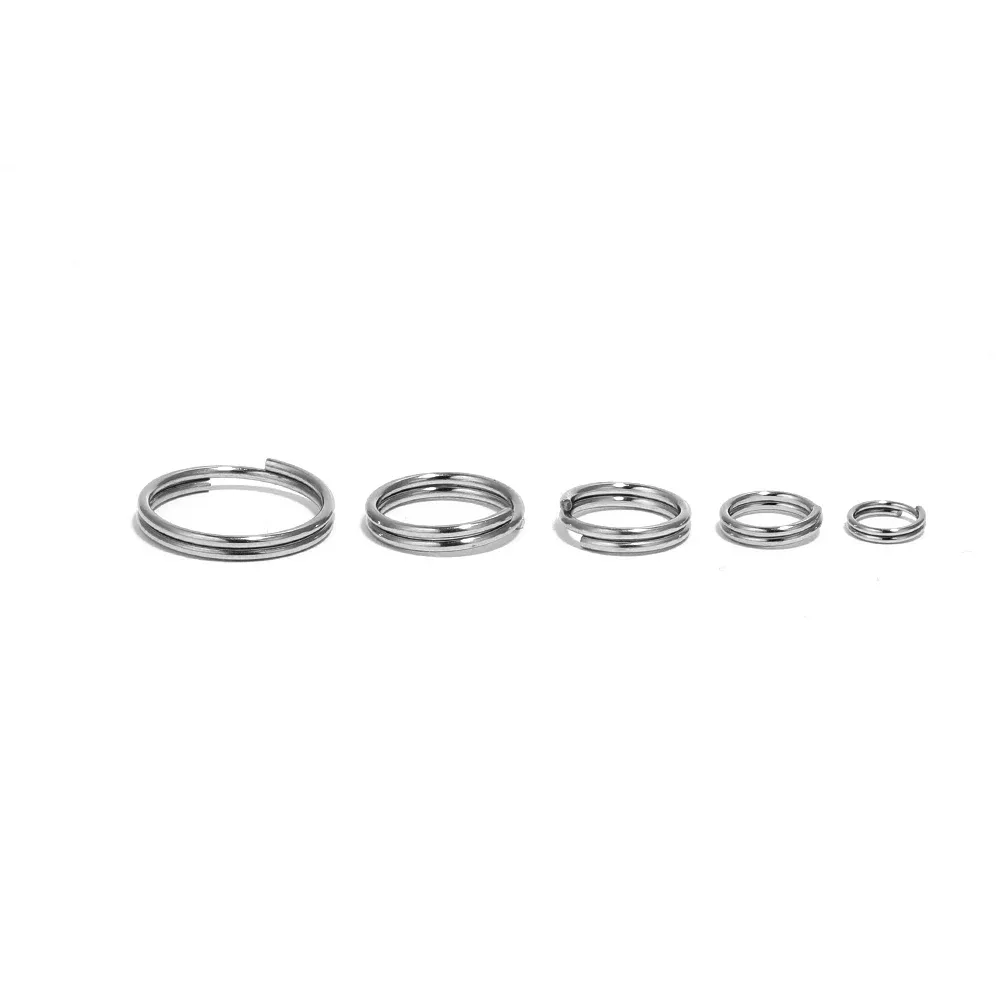 Anneaux Ouverts en Acier Inoxydable à Double Boucle, Anneaux Fendus pour Bijoux DIY, 6/8/10/12/15 mm, Lot de 100 Pièces, JOConnectors 5