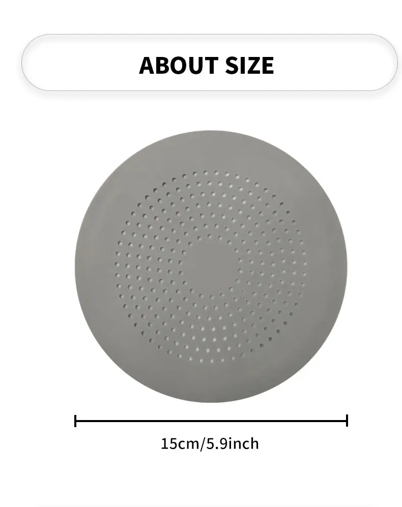 Filtre anti-blocage pour évacuation de douche