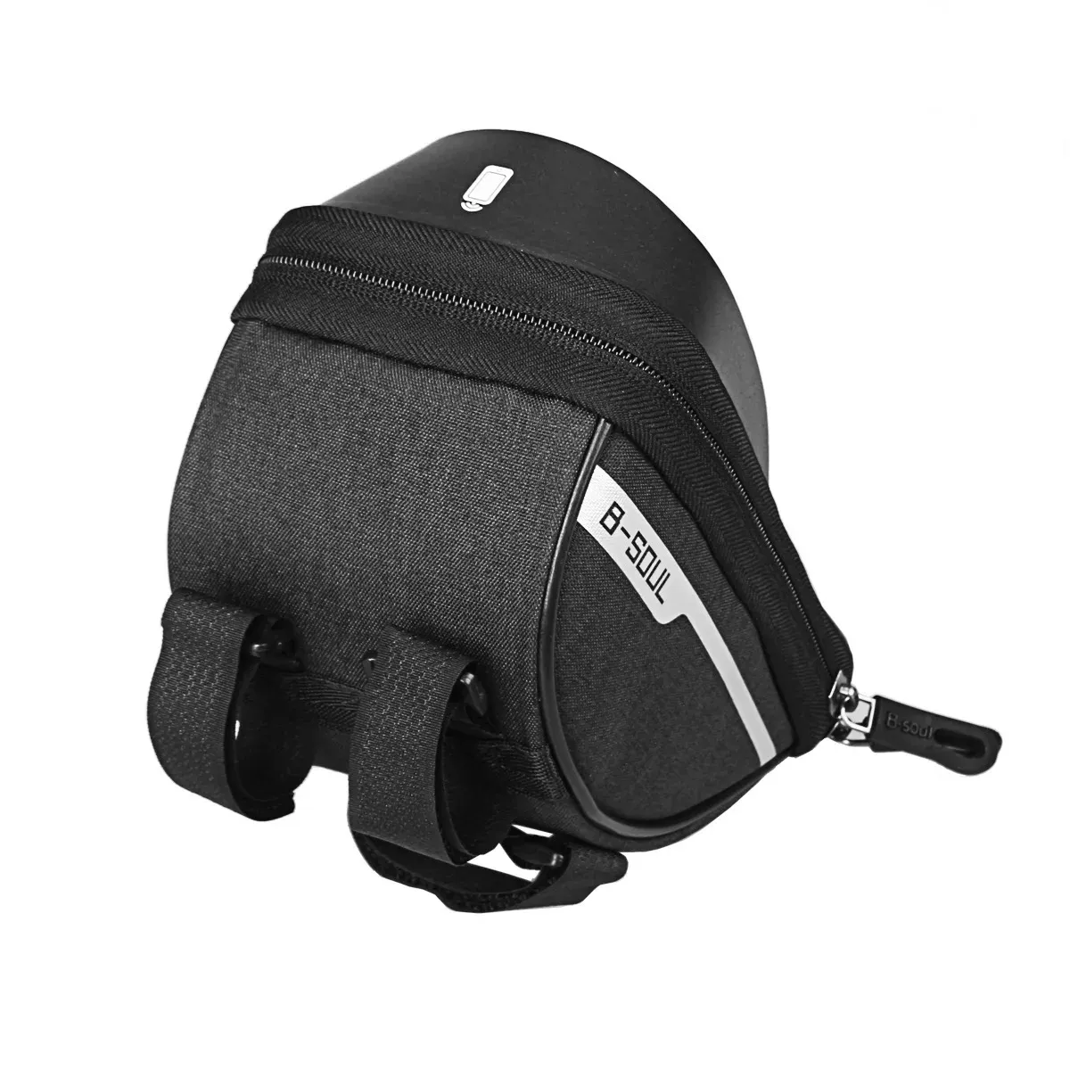 Sac de guidon étanche avec écran tactile et pare-soleil, 1 L, en polyester, pour smartphone 6