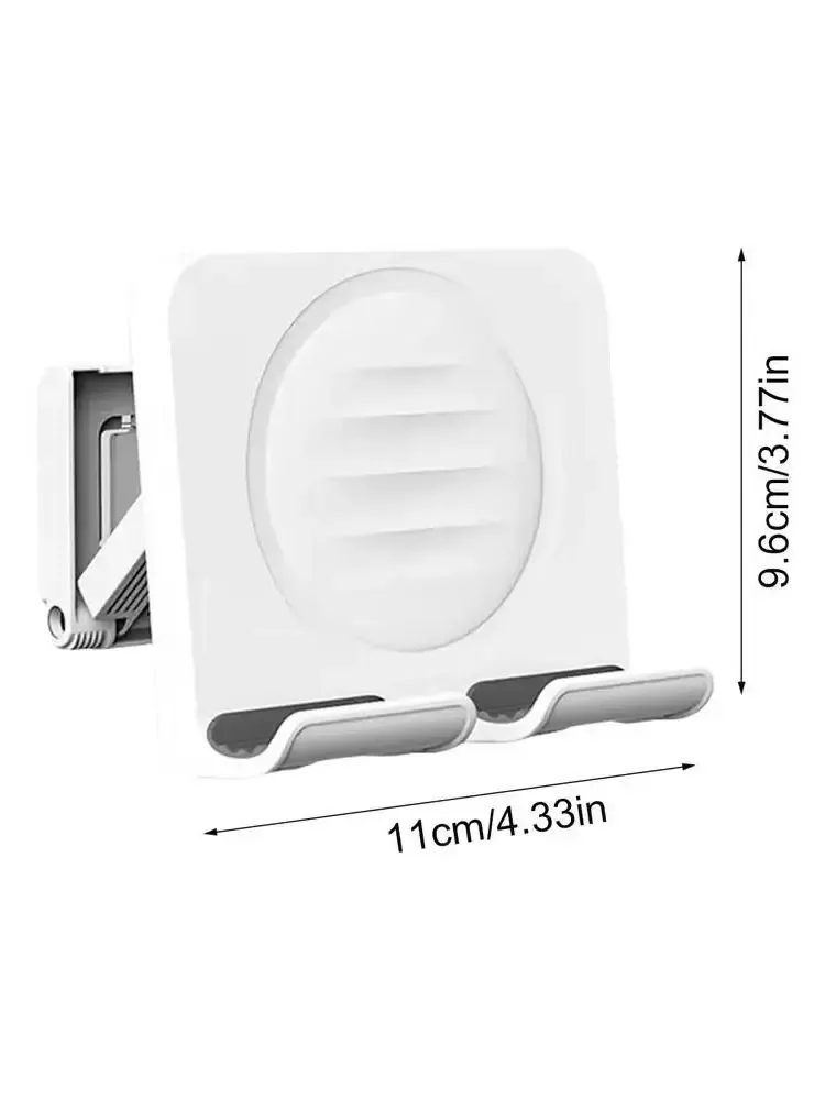 Support téléphone mural installé dans une salle de bain