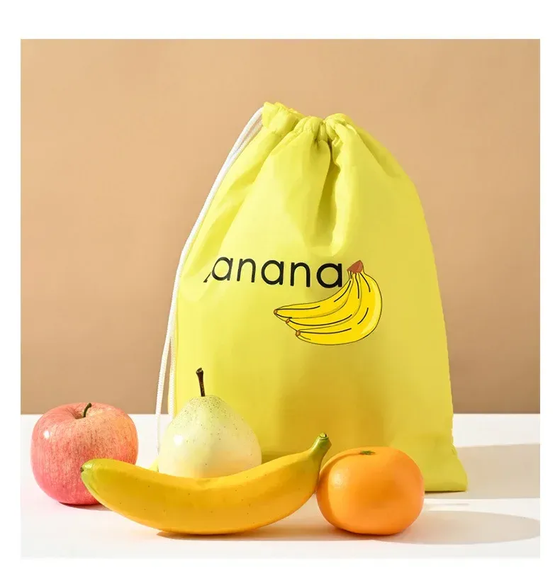 Sac réutilisable à cordon pour fruits et légumes