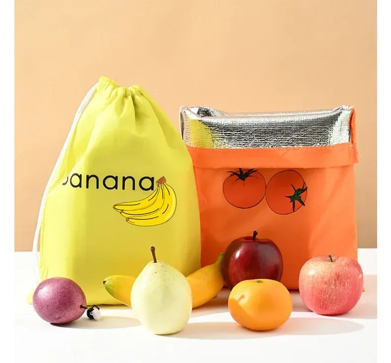 Sac réutilisable à cordon pour fruits et légumes