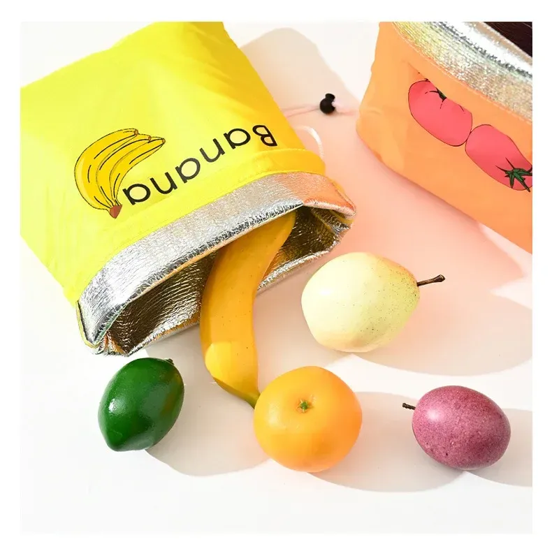 Sac réutilisable à cordon pour fruits et légumes