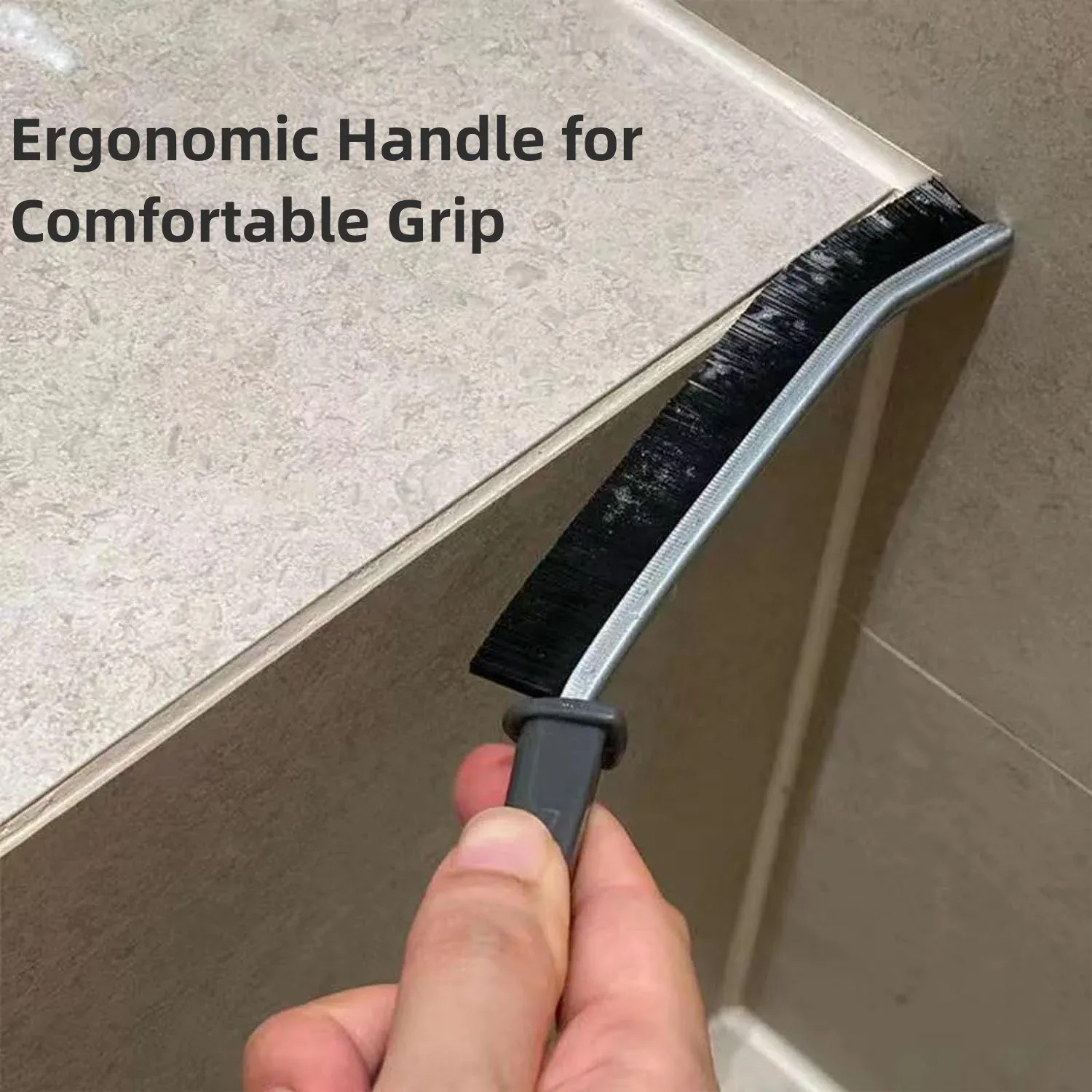 Brosse de nettoyage pour interstices, angle de travail
