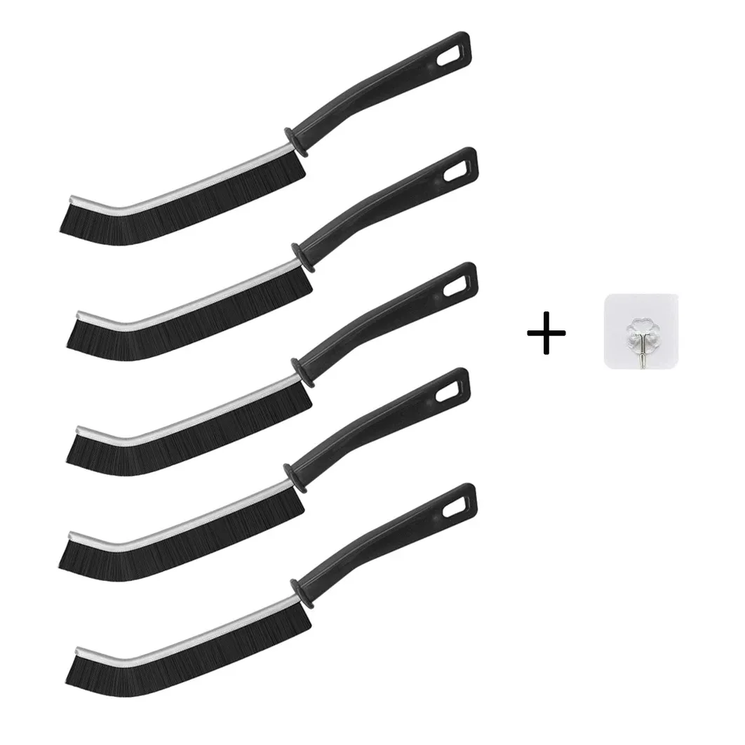 Brosse multifonction de nettoyage des interstices pour cuisine, salle de bains et WC, idéale pour les fentes, rainures de fenêtre et joints 8