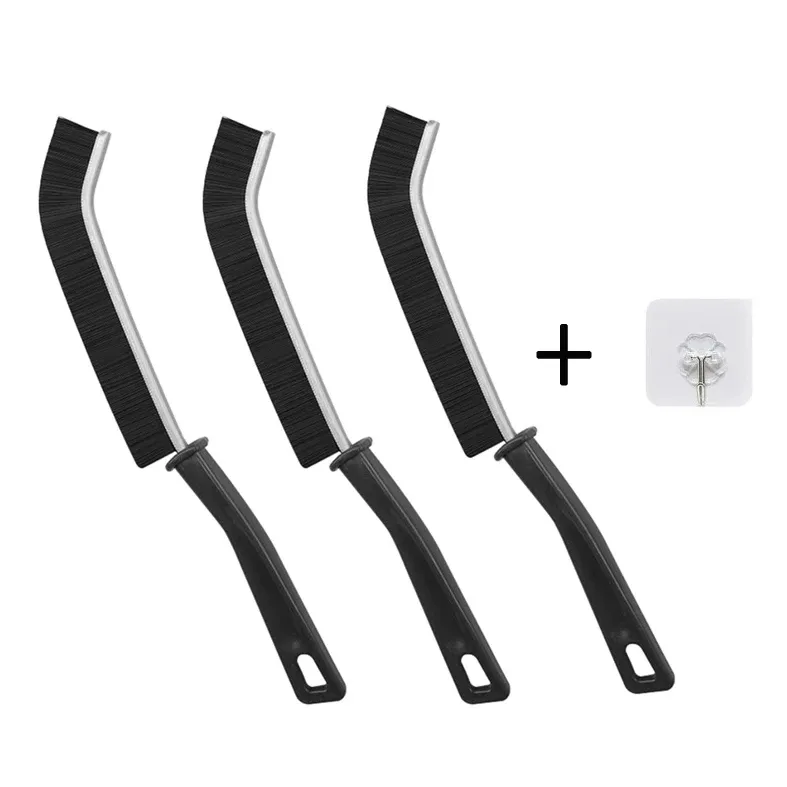 Brosse multifonction de nettoyage des interstices pour cuisine, salle de bains et WC, idéale pour les fentes, rainures de fenêtre et joints 7