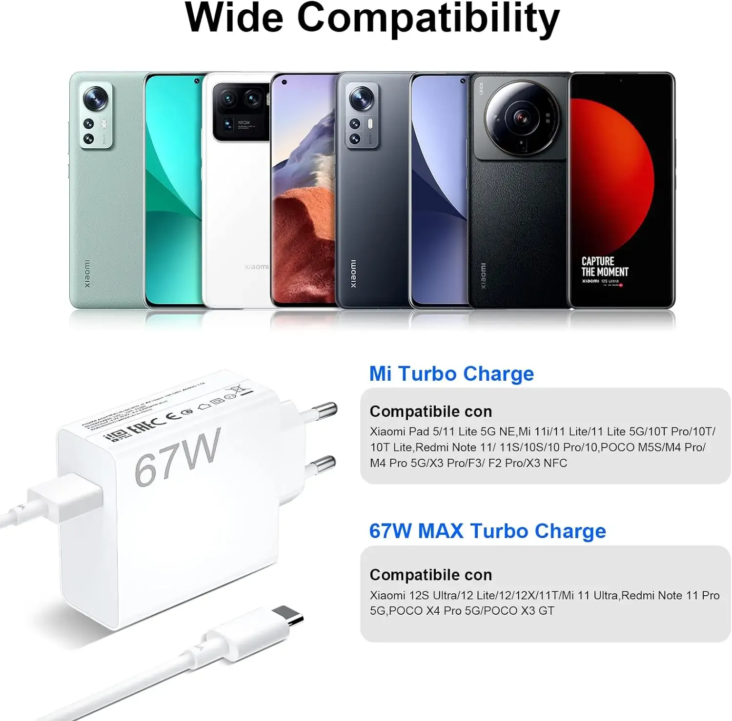 Vue complète du kit de charge