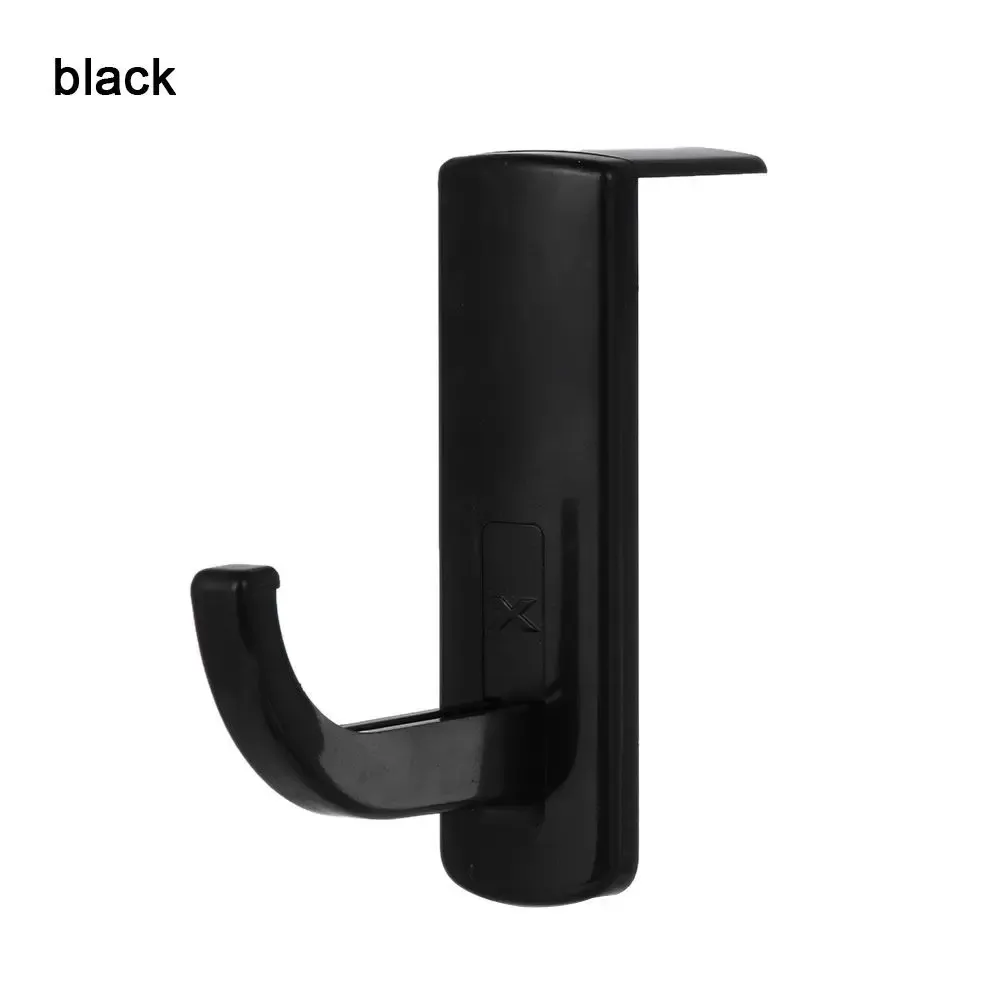 Support pour écouteurs, 1 pièce, crochet avec bande autocollante pour bureau, fixation sur moniteur PC 8