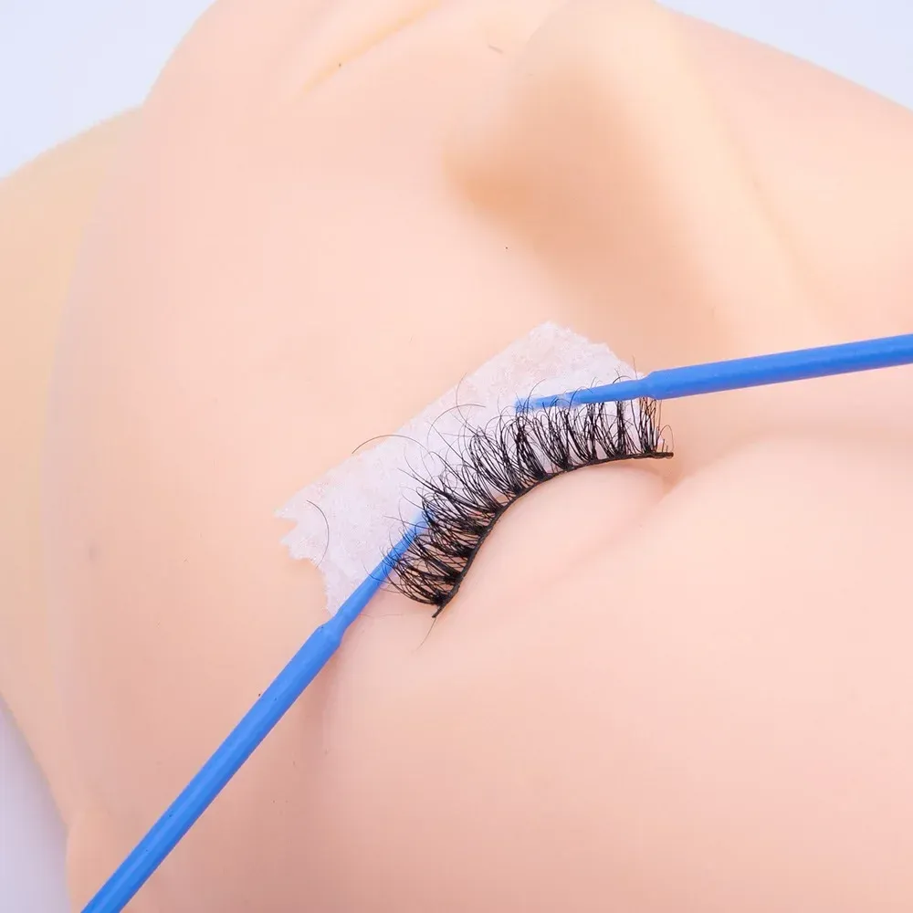 Brosse de nettoyage pour cils, lot de 500 ou 1000 pièces, outil de maquillage coloré, brosse en cristal micro pour cils 3