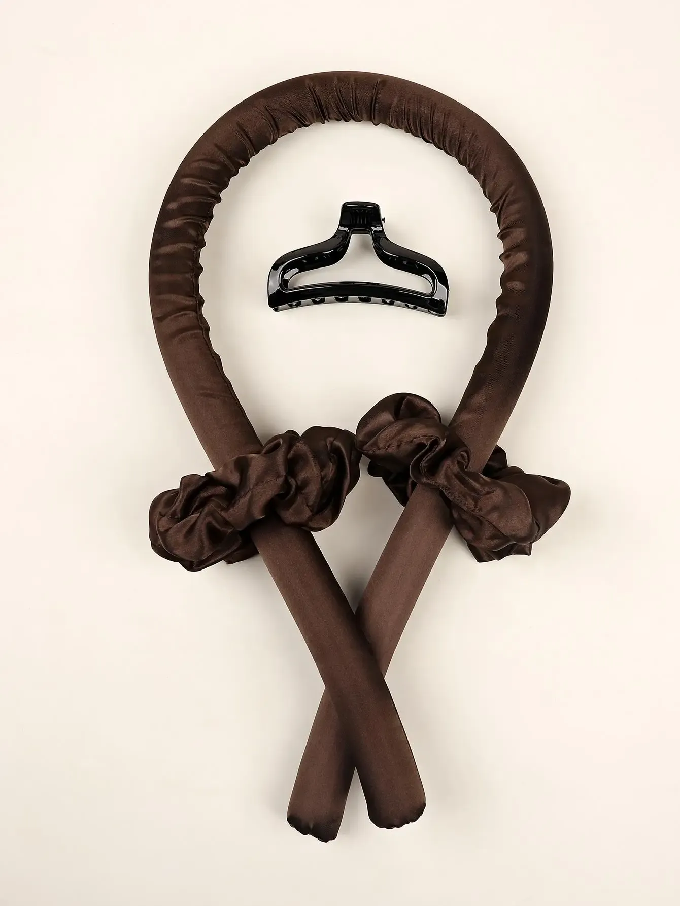 Tige à friser sans chaleur, bandeau sans chaleur, ruban de soie, boucles à cheveux avec pince à cheveux, vague douce naturelle, outil de coiffure pour bricolage 9