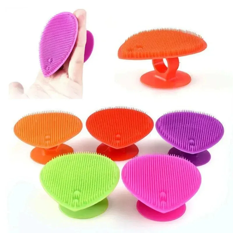 Brosse de massage en silicone pour bébé et enfant, lot de 3, pour le bain, le shampooing et le massage, pour garçons et filles 3