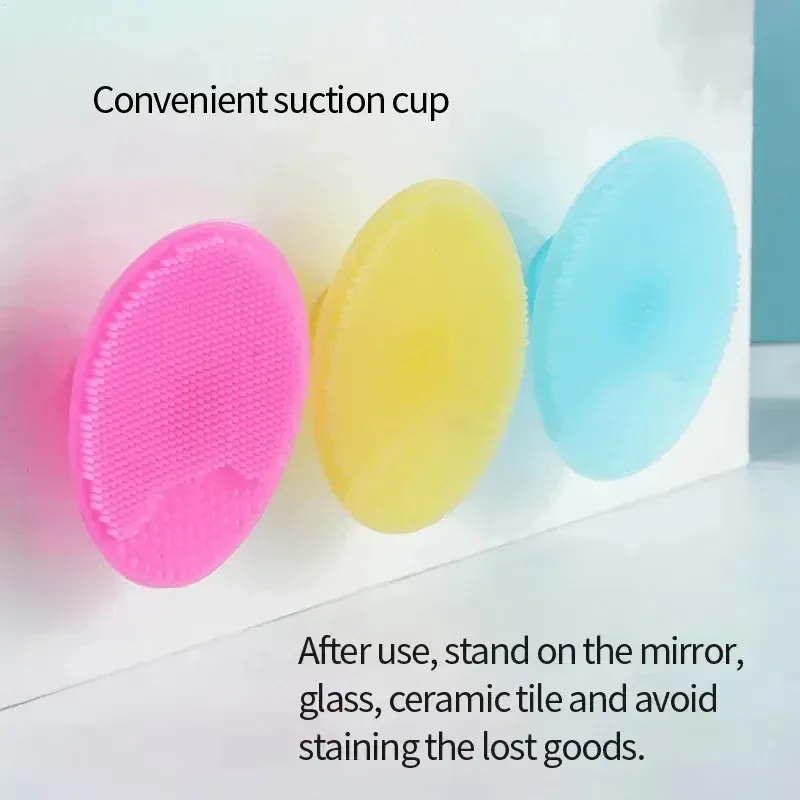 Brosse de massage en silicone pour bébé et enfant, lot de 3, pour le bain, le shampooing et le massage, pour garçons et filles 5