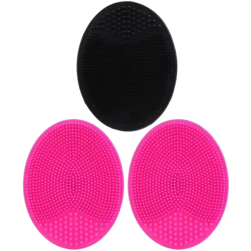 Brosse de massage en silicone pour bébé et enfant, lot de 3, pour le bain, le shampooing et le massage, pour garçons et filles 10