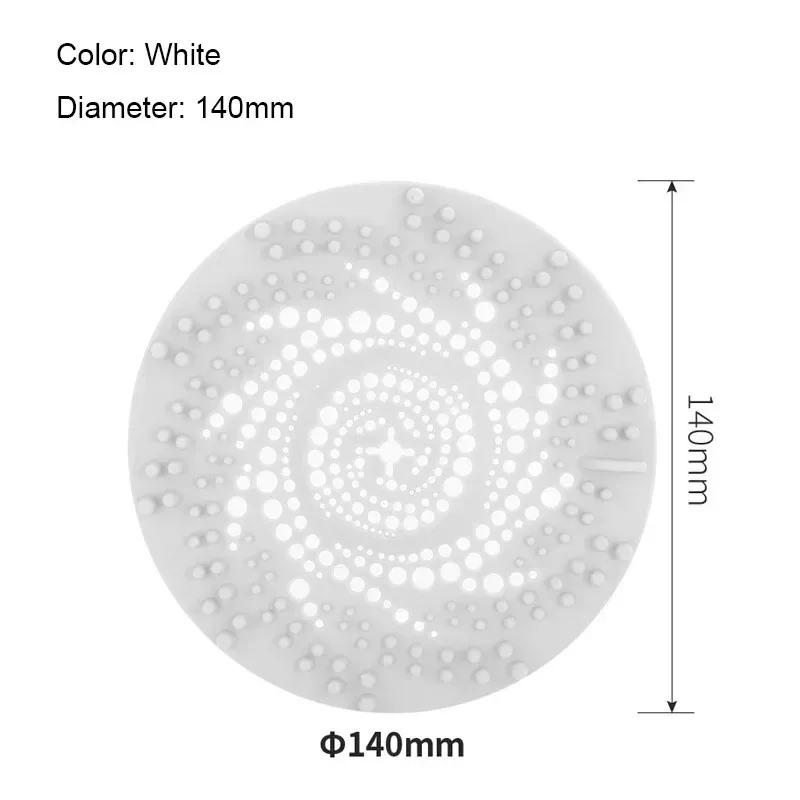 Filtre de sol en silicone pour évier et drain, attrape-cheveux, accessoire de cuisine et salle de bain, pour douche domestique 8