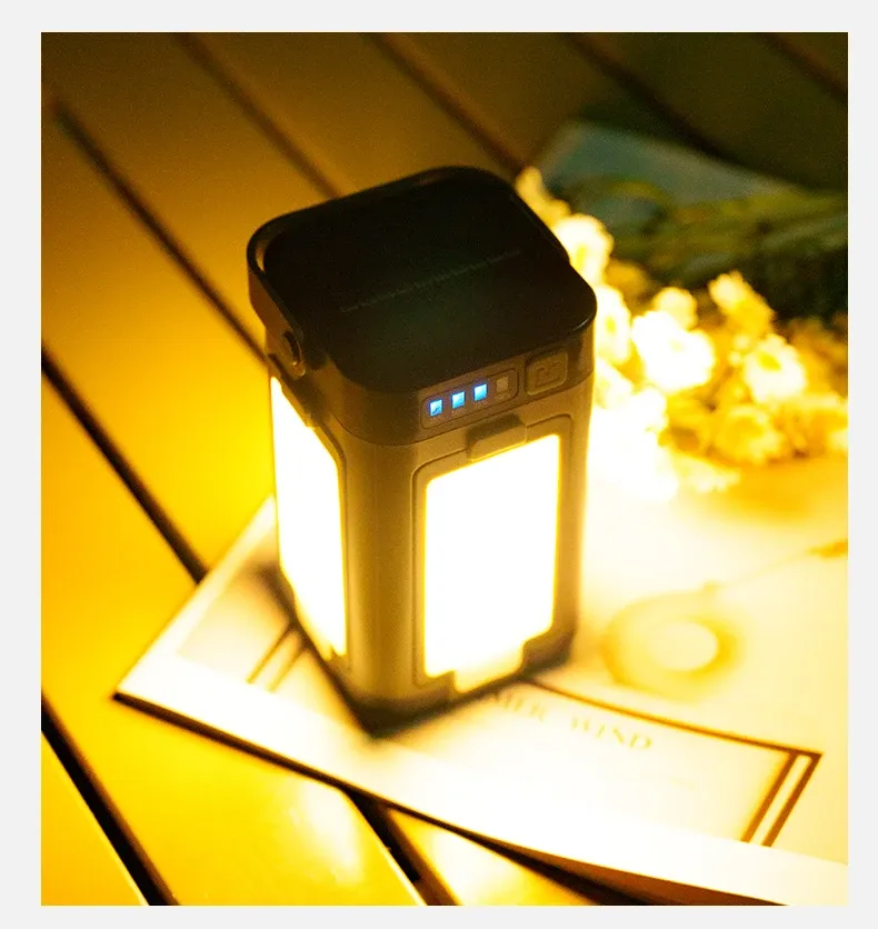 Lampe LED extérieure, détail des matériaux