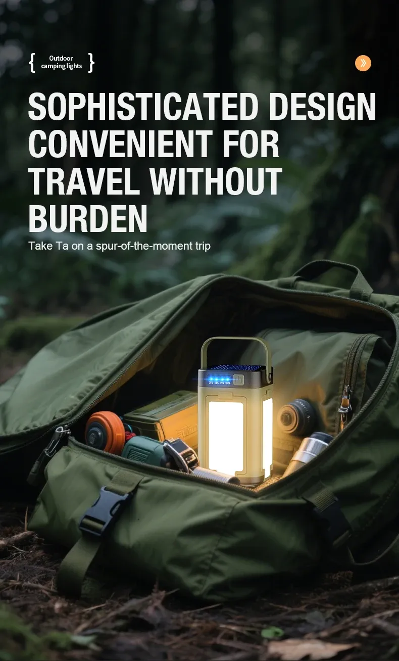 Lampe solaire suspendue pour l'extérieur