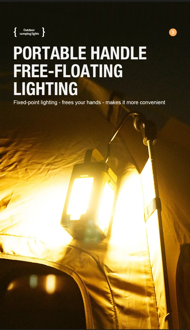 Lampe LED portable pour activités de plein air