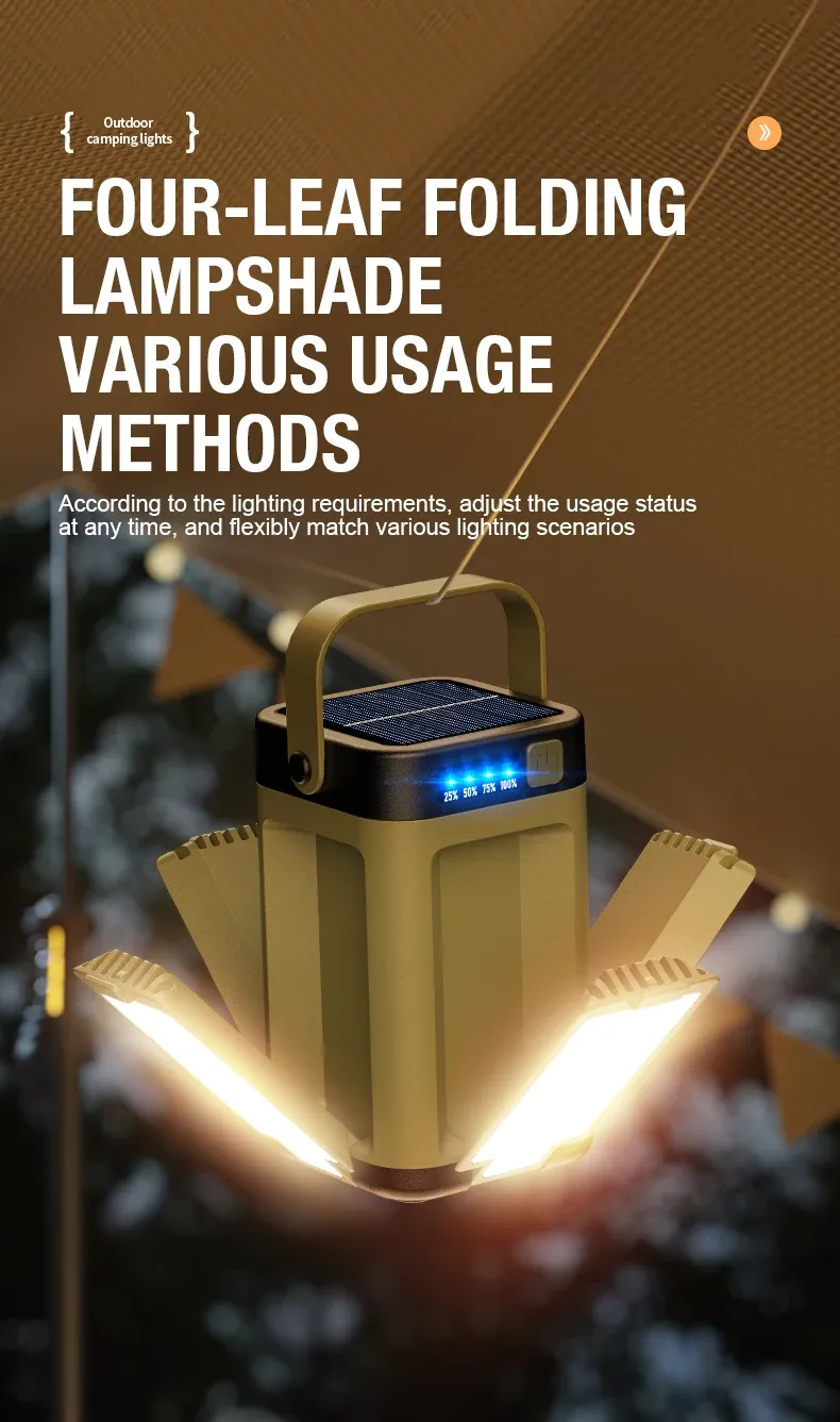 Lampe rechargeable Type-C, port de charge