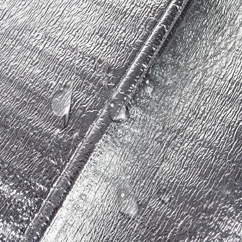 Couverture anti-neige pour pare-brise de voiture en film d'aluminium PE, protection contre le gel et la glace hivernale, anti-UV et anti-poussière 5