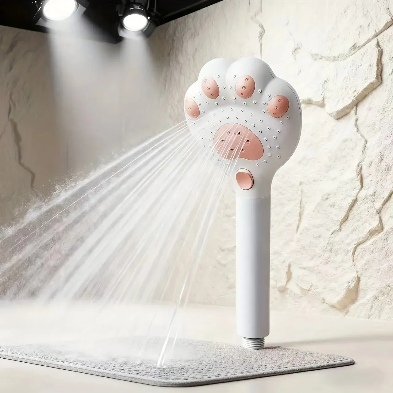 Pommeau de douche patte de chat, vue d'ensemble du produit